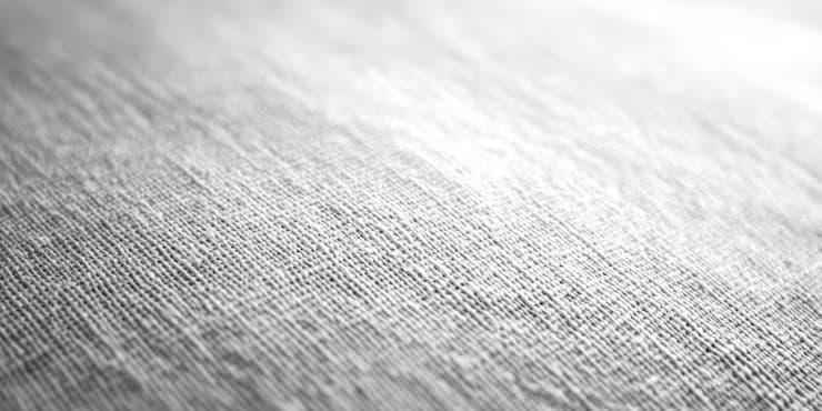 Macro close-up of cotton fabric weave